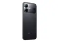 Desain bodi belakang HP murah Infinix terbaru berwarna hitam dengan modul kamera ganda.