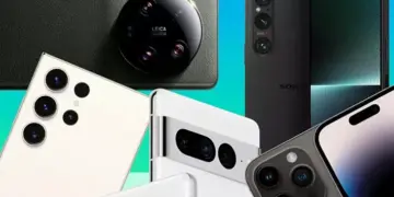 Kolase smartphone dengan sistem kamera terbaik untuk pilihan HP Android terbaik di bawah 5 juta.