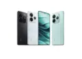 Jajaran empat unit HP Redmi 2 jutaan menampilkan bodi belakang hitam, putih, hijau mint, dan layar depan.