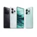 Jajaran empat unit HP Redmi 2 jutaan menampilkan bodi belakang hitam, putih, hijau mint, dan layar depan.