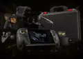 Paket penjualan eksklusif ROG Xbox Ally X20 lengkap dengan kacamata AR, hard case, dan aksesori gaming.
