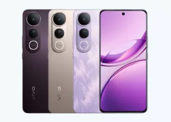 Tiga pilihan warna HP Vivo kelas 4 jutaan dengan desain bodi belakang stylish dan tampilan layar AMOLED mulus.