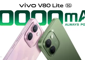 Poster promosi vivo V80 Lite 5G yang membawa baterai jumbo 10.000mAh.