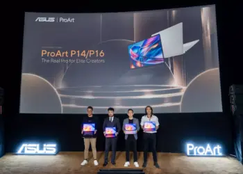 Acara peluncuran resmi laptop ASUS ProArt P14 dan P16 di Indonesia bersama para perwakilan produk