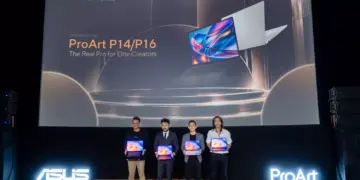 Acara peluncuran resmi laptop ASUS ProArt P14 dan P16 di Indonesia bersama para perwakilan produk