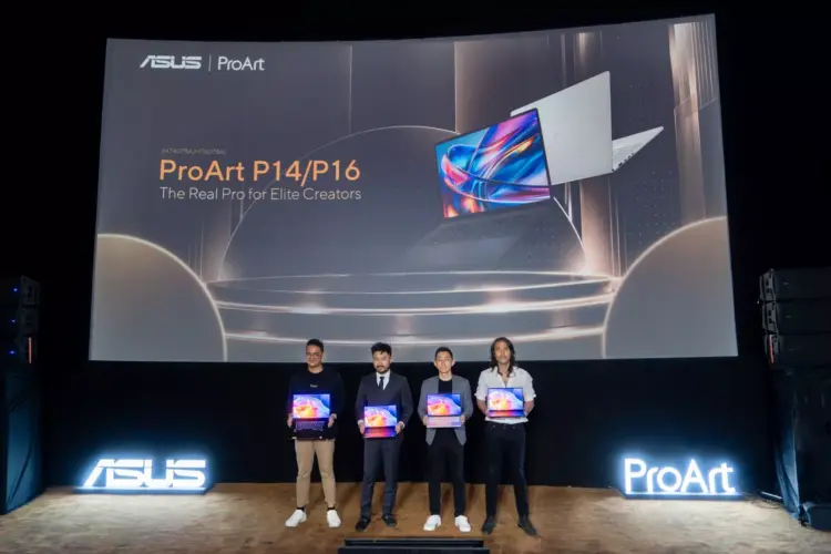 Acara peluncuran resmi laptop ASUS ProArt P14 dan P16 di Indonesia bersama para perwakilan produk