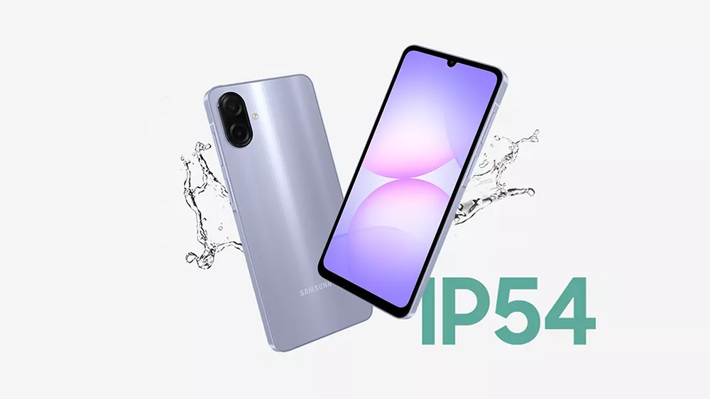 Samsung Galaxy A07s dilengkapi sertifikasi ketahanan air dan debu IP54