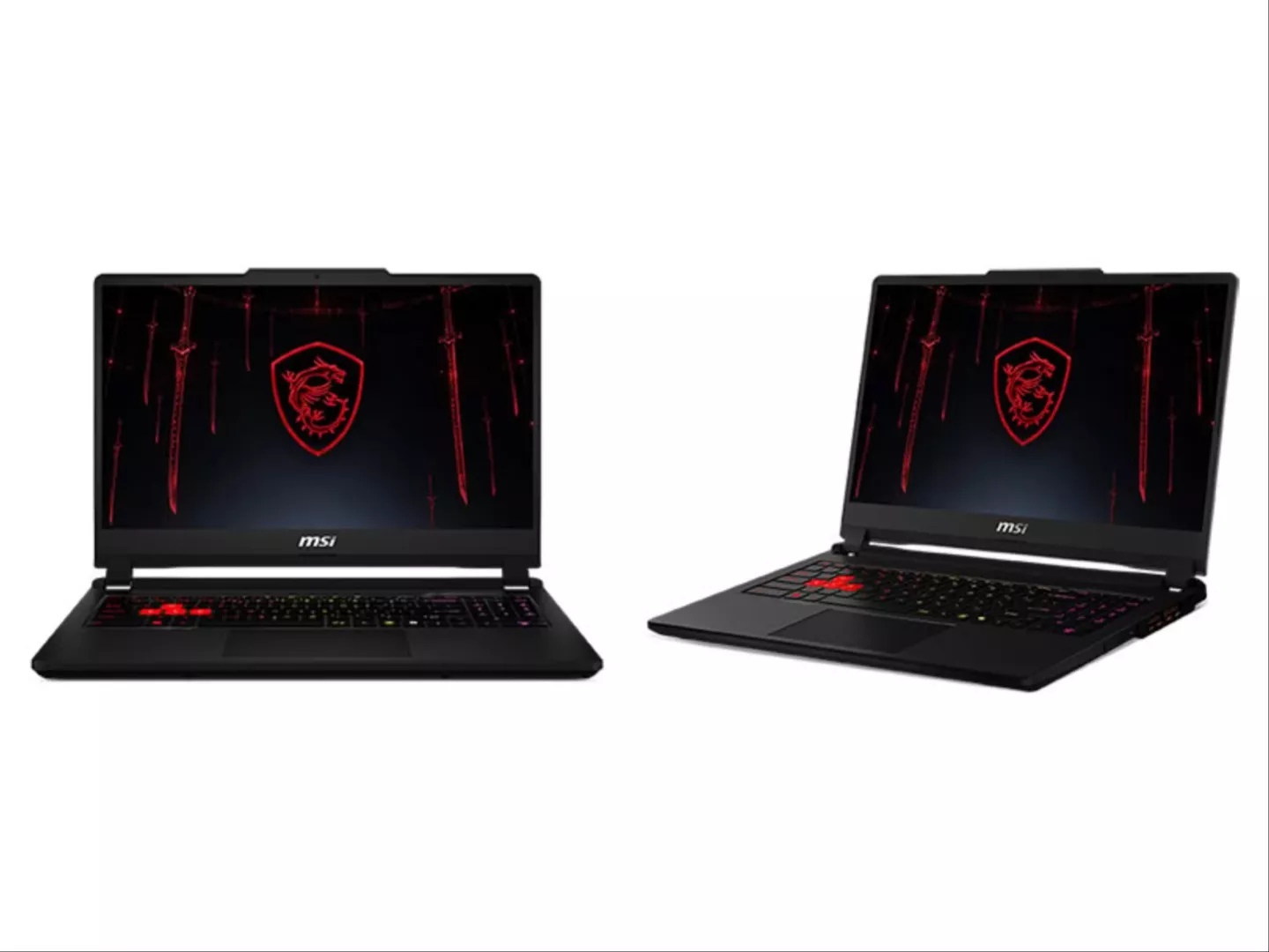 Tampilan layar utama dan keyboard gaming RGB pada laptop MSI Katana 15 HX 2026