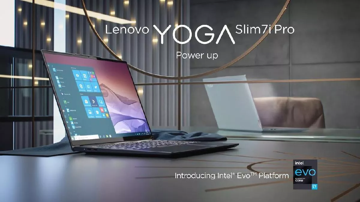 Laptop Lenovo Yoga Slim 7i Pro berbasis Intel Evo untuk kebutuhan content creator