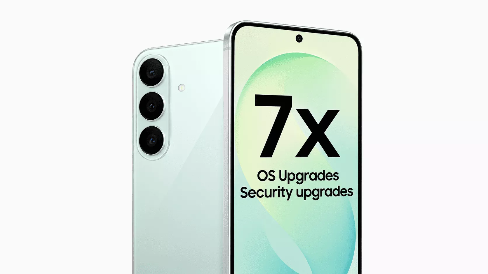 Samsung Galaxy S26 FE hadir dengan jaminan hingga 7 generasi pembaruan OS dan sistem keamanan untuk masa pakai yang lebih panjang.
