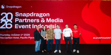 Foto bersama eksekutif dan mitra Qualcomm pada acara Snapdragon Partners and Media Event Indonesia 2026